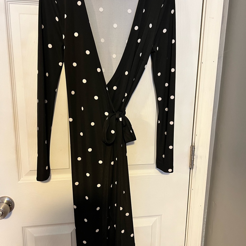 ANN TAYLOR polka dot dress